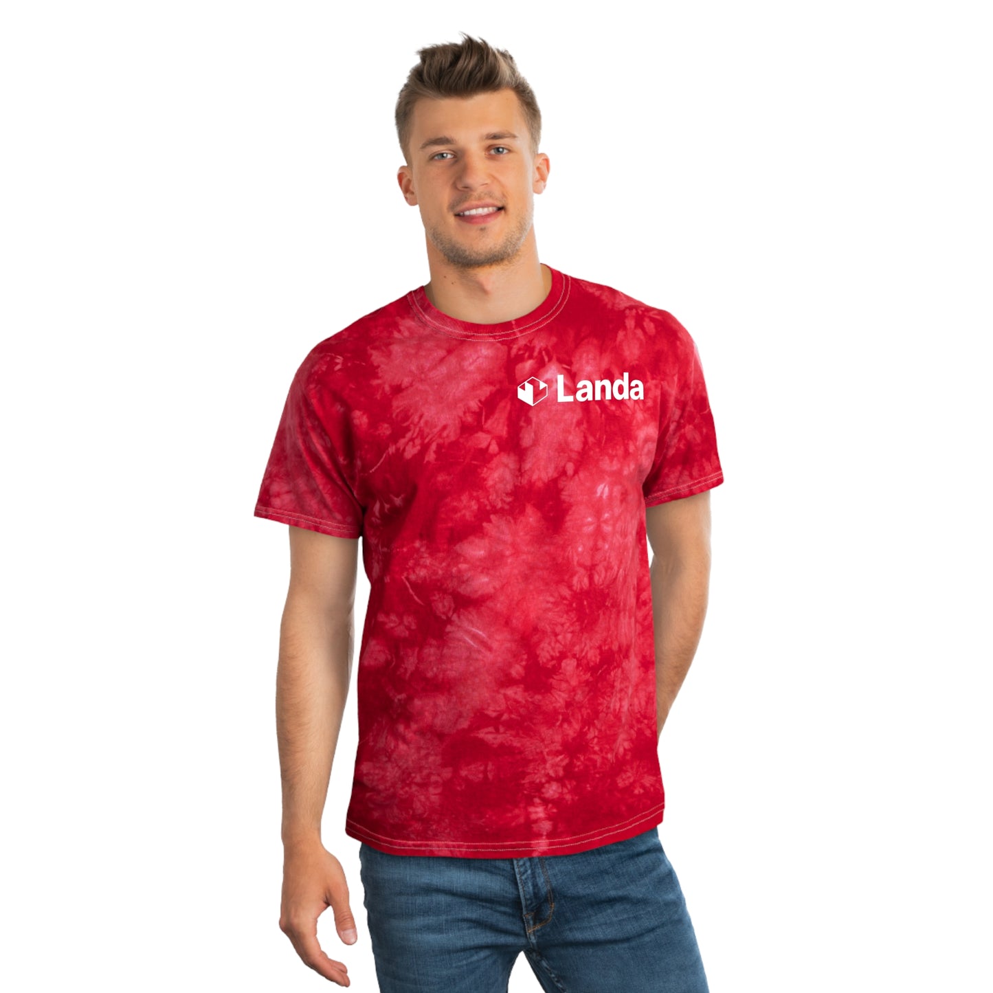 Unisex Tie-Dye Tee, Crystal